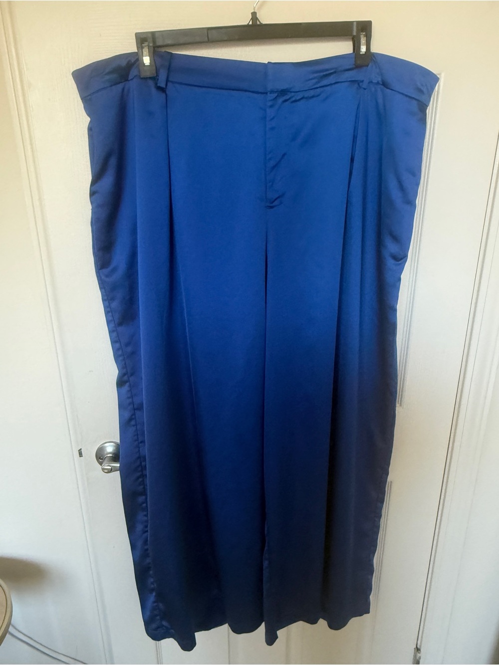 Eloquii Royal Blue Satin Trousers